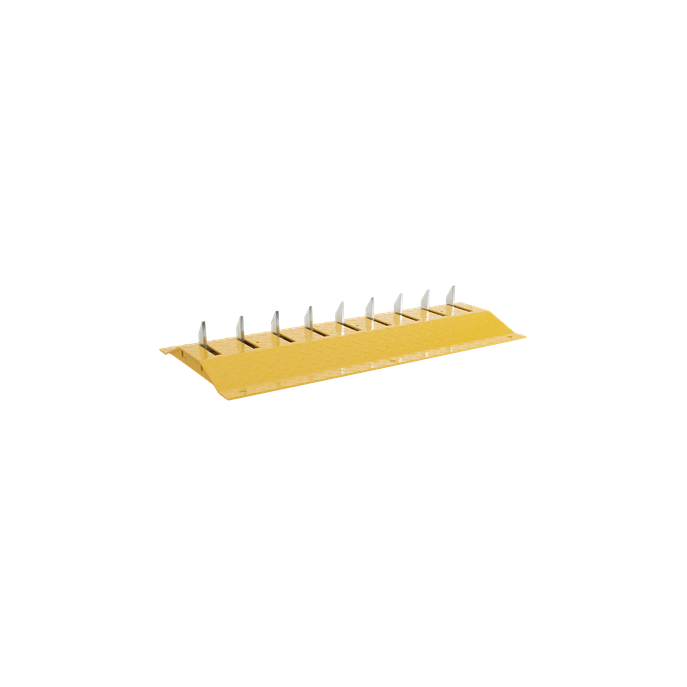 Sección de Picos Poncha-Llantas / 1 Metro (3.28 ft) / Acero Amarillo /