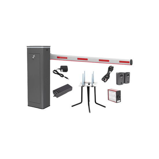 Kit Barrera Vehicular / Brazo Iluminado LED 3 m (9.8 ft) / Gabinete Gr