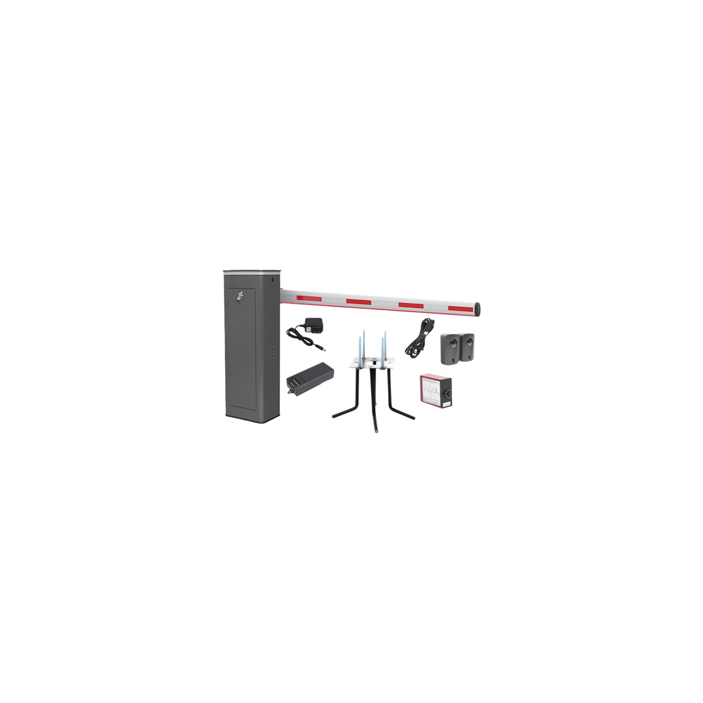 Kit Barrera Vehicular / Brazo Iluminado LED 3 m (9.8 ft) / Gabinete Gr