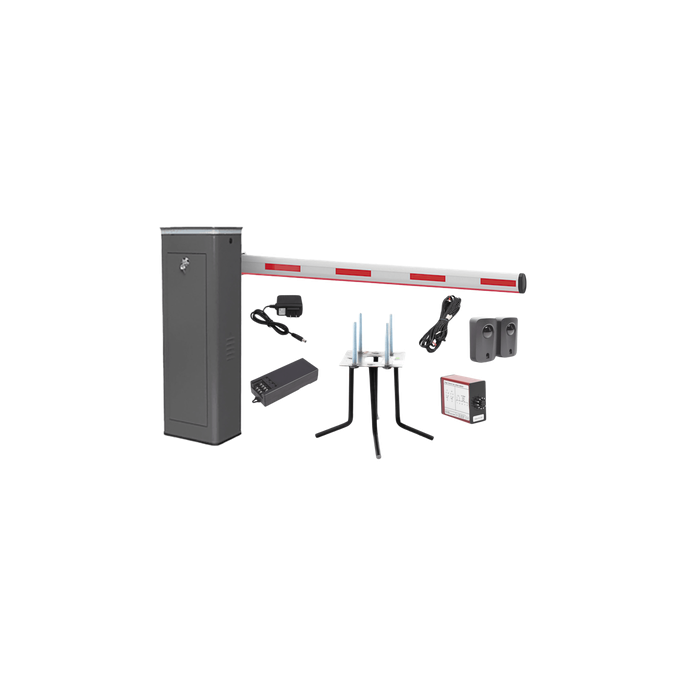 Kit Barrera Vehicular / Brazo Iluminado LED 3 m (9.8 ft) / Gabinete Gr