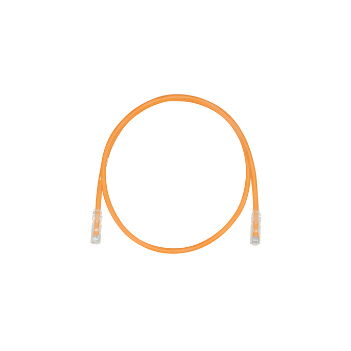 Cable de Parcheo TX6, UTP Cat6, Diámetro Reducido (28AWG), Color Naran