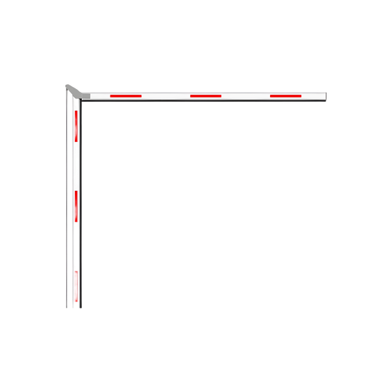 Brazo Articulado 4 mts (2+2) para Barreras Hikvision Serie DSTMG520 /