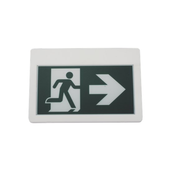Letrero LED de Señalización de salida "Hombre Corriendo"/ Alto brillo
