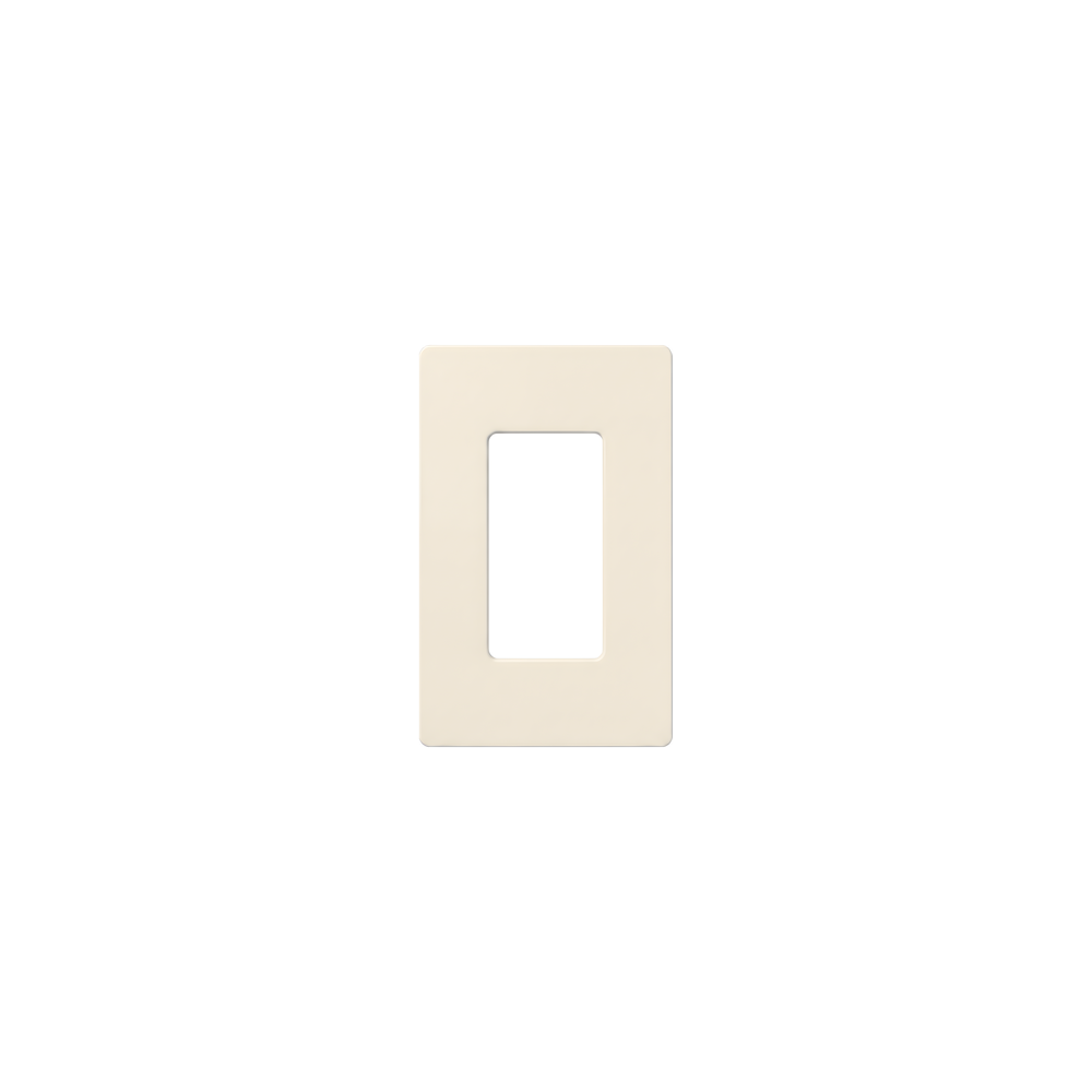 Placa de Pared / 1 Espacio / Sin Tornillos / Acabado Satinado / 75 x 1
