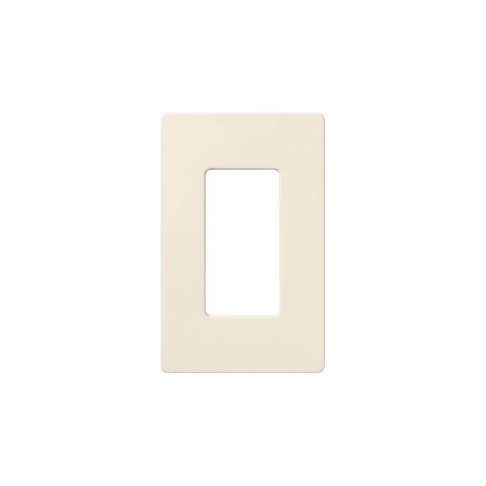 Placa de Pared / 1 Espacio / Sin Tornillos / Acabado Satinado / 75 x 1