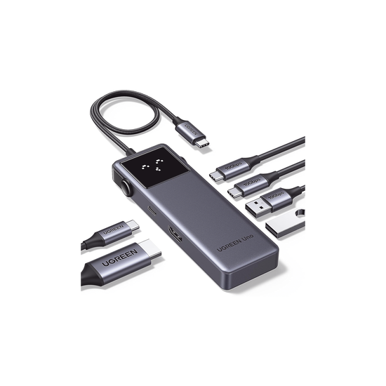 HUB USB-C Uno USB-C To HDMI+2*USB 3.2 A+2*USB 3.2 C+PD Power Converter