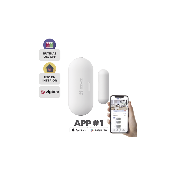 Contacto Magnético Inalambrico / Para Hub CS-A3 / Compatible con Kit d