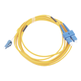 Jumper de Fibra Óptica / Monomodo 9/125 / LC/UPC-SC/UPC / Dúplex / PVC