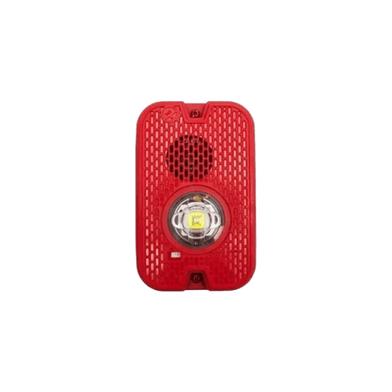 Lámpara LED Estroboscópica / Montaje en Pared / Color Rojo / Nivel de