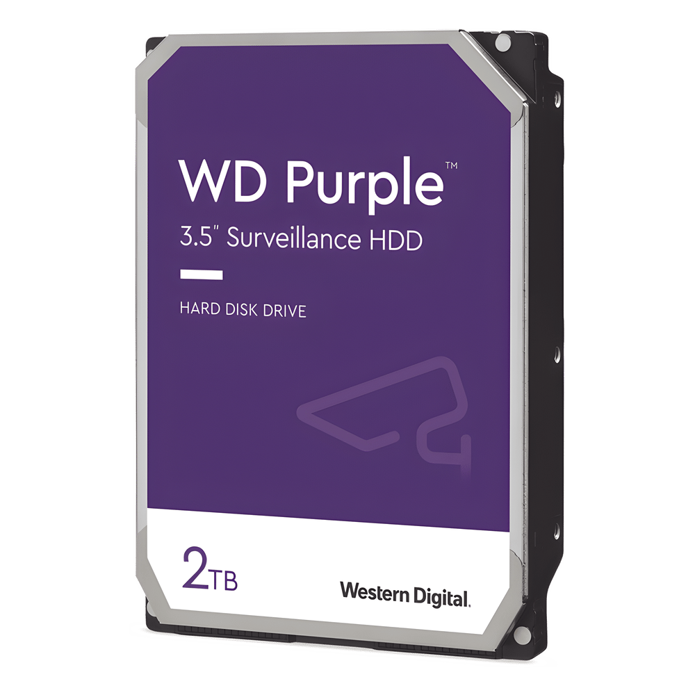 Disco Duro PURPLE de 2TB / 3 AÑOS DE GARANTÍA / Para Videovigilancia