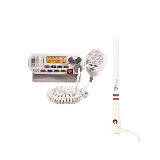 Antena Marina VHF / Fibra de Vidrio / 156-163 MHz / 6.5 dBi / Cable 4.