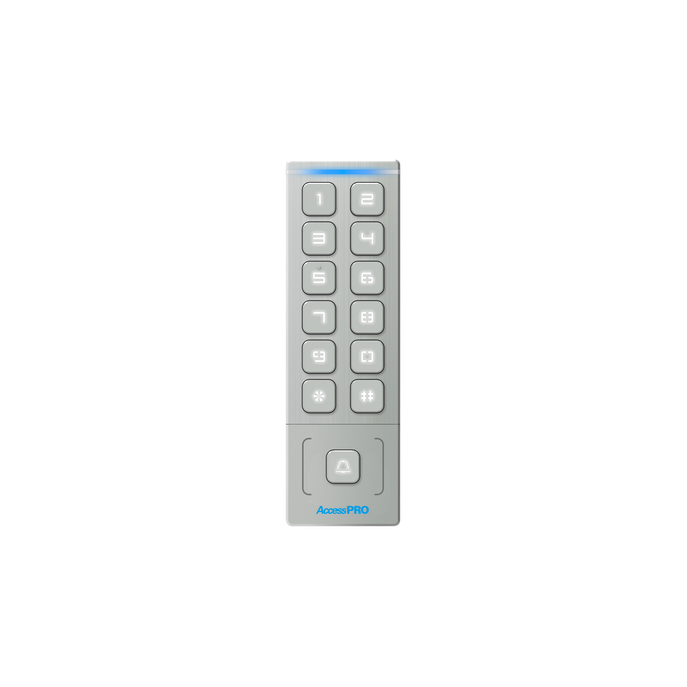 Teclado Autónomo de Acceso / 1000 Tarjetas y PIN / IP65 / Lector EM 3