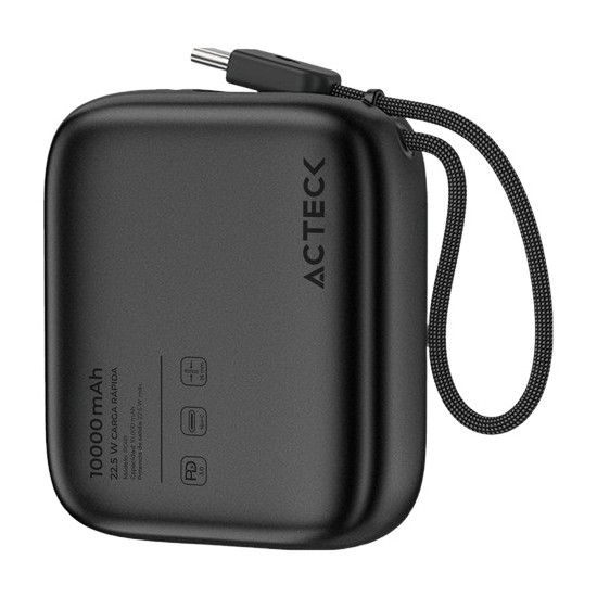 POWERBANK ACTECK(AC-945615)ENERGON GO PLUG PRO PG60,10,000MAH,USB-C CA