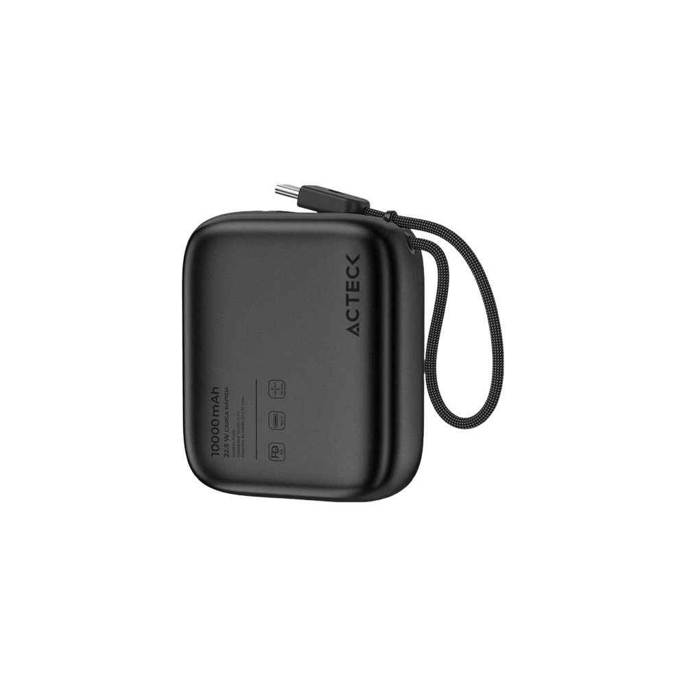 POWERBANK ACTECK(AC-945615)ENERGON GO PLUG PRO PG60,10,000MAH,USB-C CA