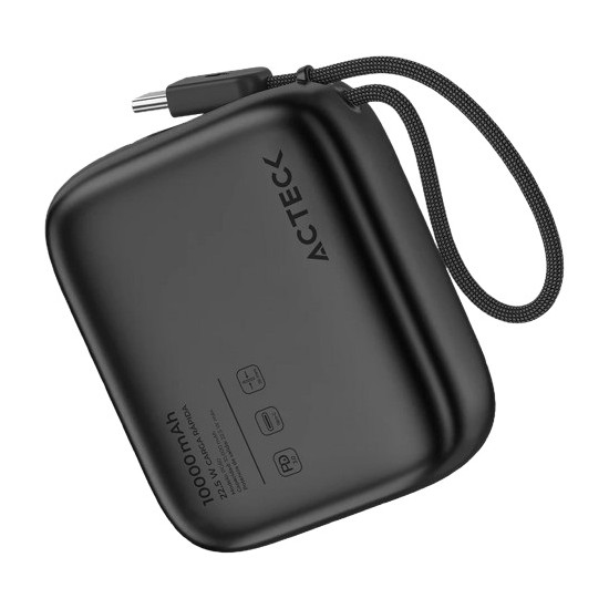 POWERBANK ACTECK(AC-945615)ENERGON GO PLUG PRO PG60,10,000MAH,USB-C CA