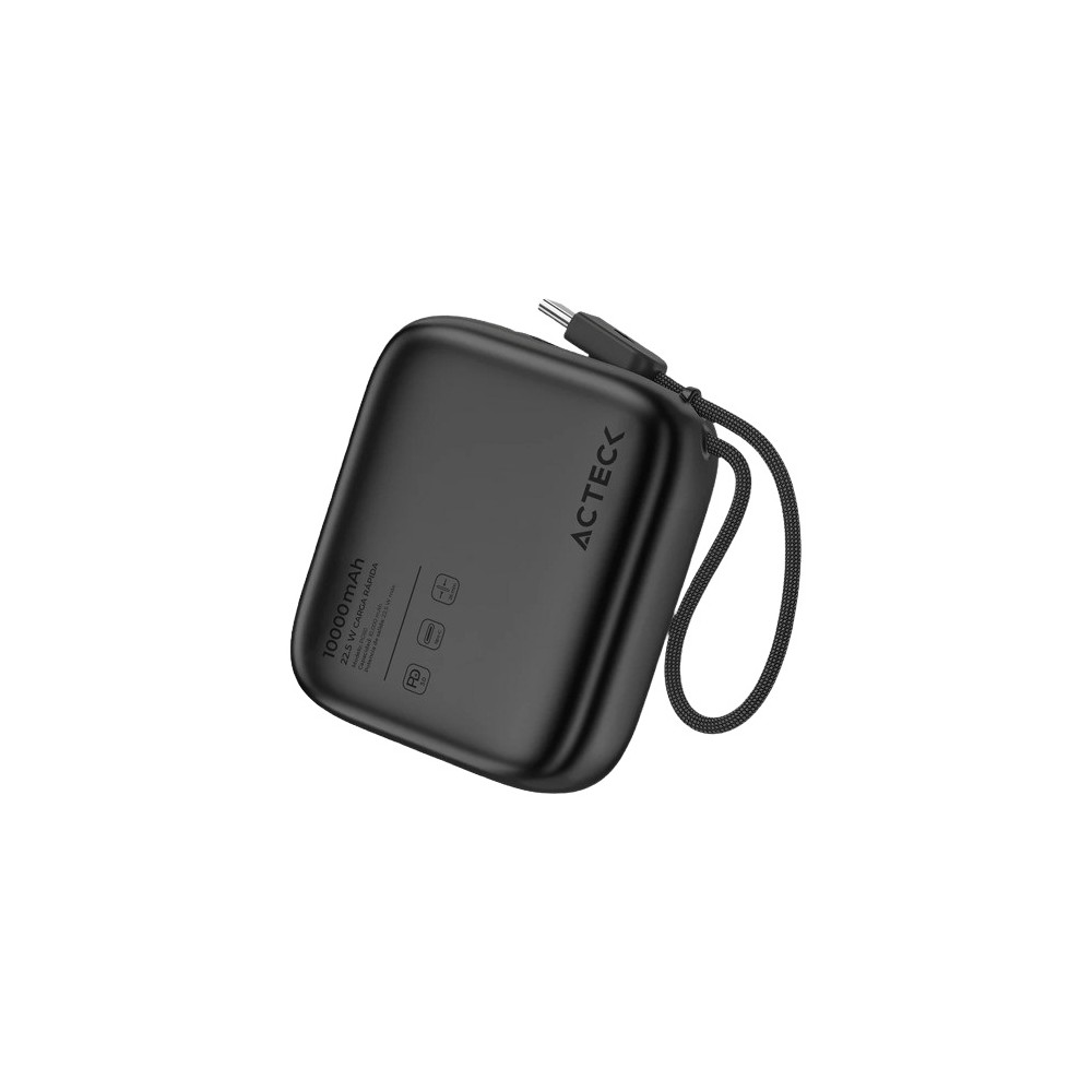 POWERBANK ACTECK(AC-945615)ENERGON GO PLUG PRO PG60,10,000MAH,USB-C CA