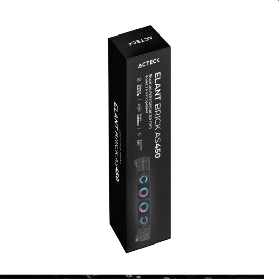 BOCINAS ACTECK (AC-935258) ELANT BRICK AS450,6W RMS,AUX 3.5,ALIMENTACI