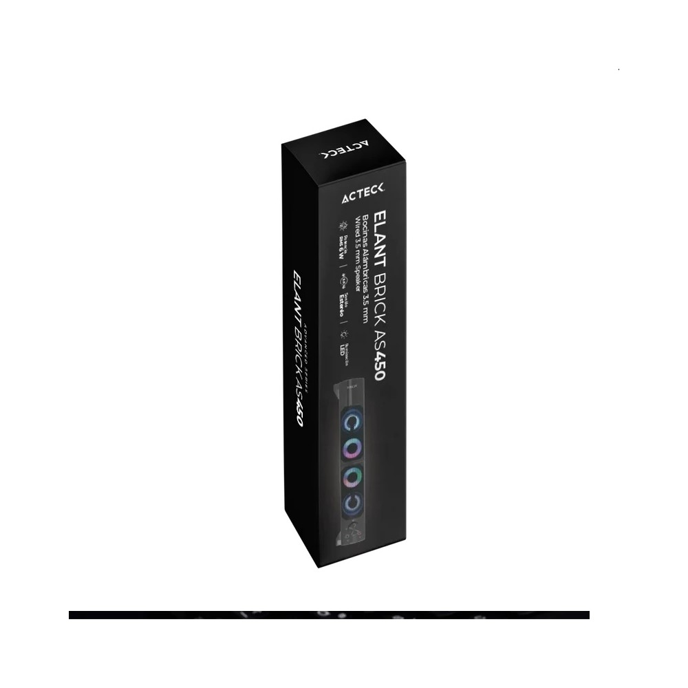 BOCINAS ACTECK (AC-935258) ELANT BRICK AS450,6W RMS,AUX 3.5,ALIMENTACI