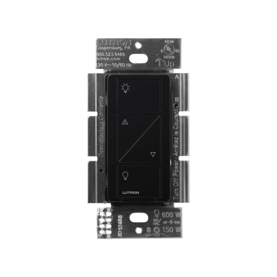 (Caseta Wireless) Atenuador de pared. Aumenta/Disminuye Intensidad de