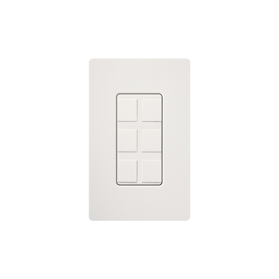 Caja de pared para contactos varios, 6 mini espacios.