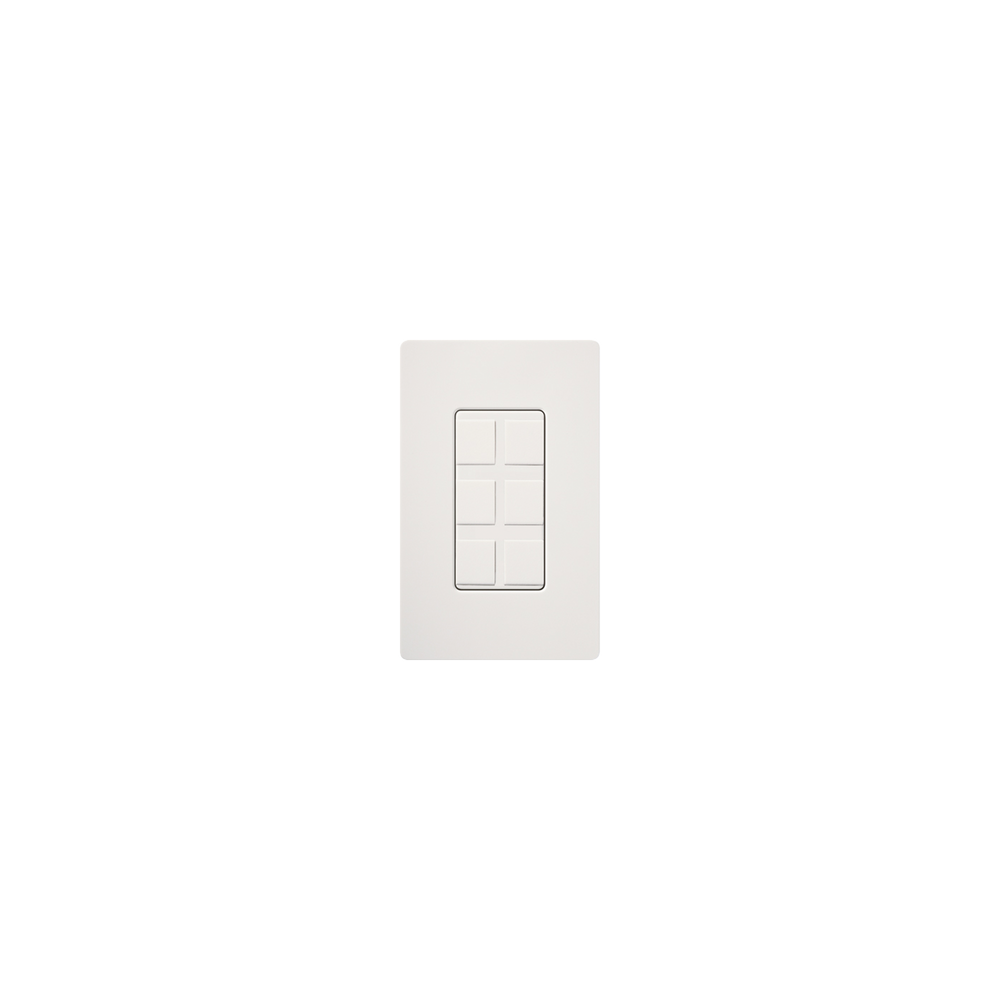 Caja de pared para contactos varios, 6 mini espacios.