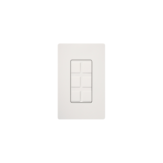 Caja de pared para contactos varios, 6 mini espacios.