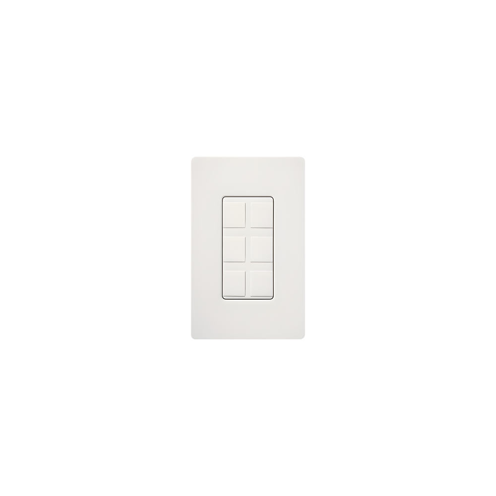 Caja de pared para contactos varios, 6 mini espacios.