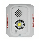 Sirena con Lámpara LED Estroboscópica / a 2 Hilos / Montaje en Pared /