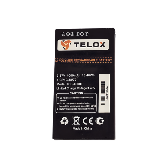 Batería de Li-Ion 4000mA Para Radios MT100 TELOX