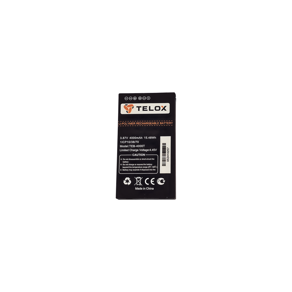 Batería de Li-Ion 4000mA Para Radios MT100 TELOX