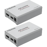Kit Extensor de Video y Audio por HDMI en 4K / Hasta 120 Metros (30 Hz