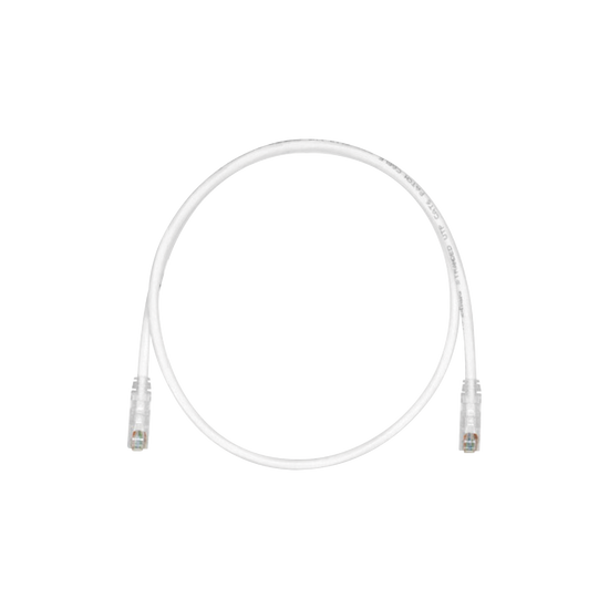 Cable de Parcheo TX6, UTP Cat6, 24 AWG, CM, Color Blanco Mate, 2.13 Me