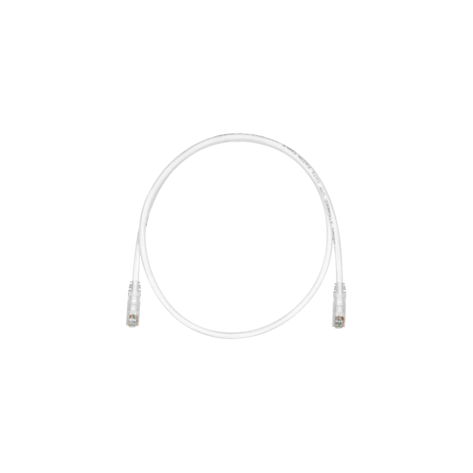Cable de Parcheo TX6, UTP Cat6, 24 AWG, CM, Color Blanco Mate, 2.13 Me