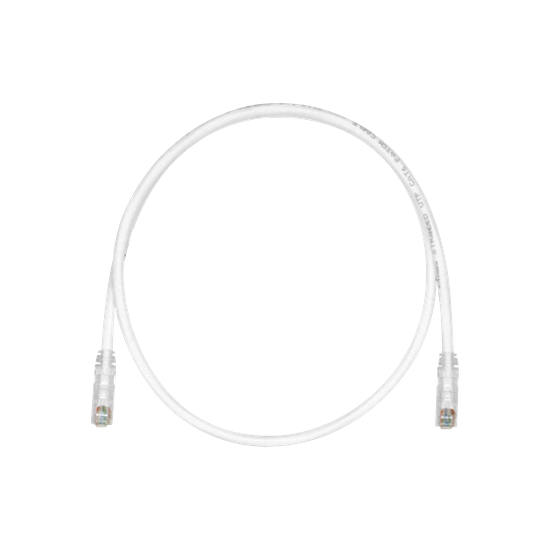 Cable de Parcheo TX6, UTP Cat6, 24 AWG, CM, Color Blanco Mate, 2.13 Me