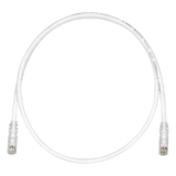 Cable de Parcheo TX6, UTP Cat6, 24 AWG, CM, Color Blanco Mate, 2.13 Me