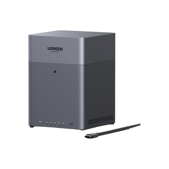 NAS 4 Bahías / Procesador RK3588C / 8 GB RAM / 2.5GbE / HDMI 4K / USB