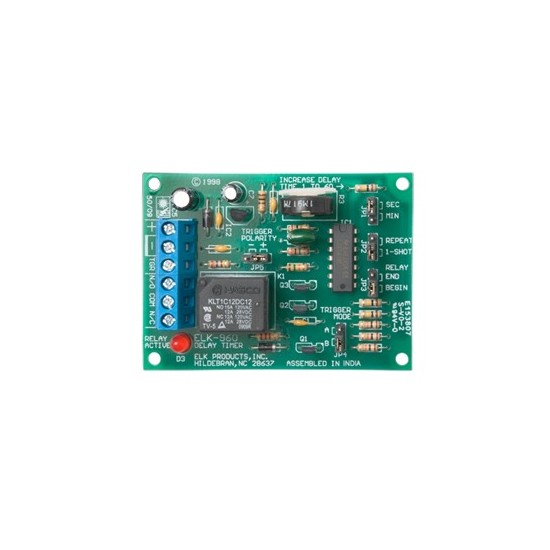 Relevador Con Temporizador / 3-60 Seg o 3-60 Min / Activación de Dispa