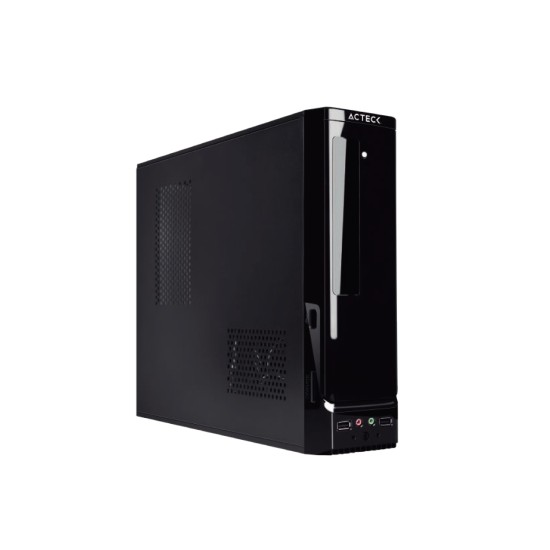 GABINETE ACTECK (AC-929042) ATOM GS240, SLIM, MICRO ATX,FUENTE SFX 450