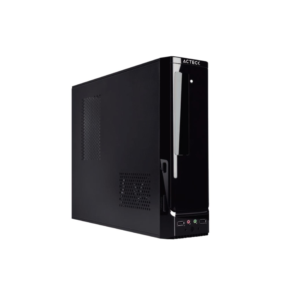 GABINETE ACTECK (AC-929042) ATOM GS240, SLIM, MICRO ATX,FUENTE SFX 450