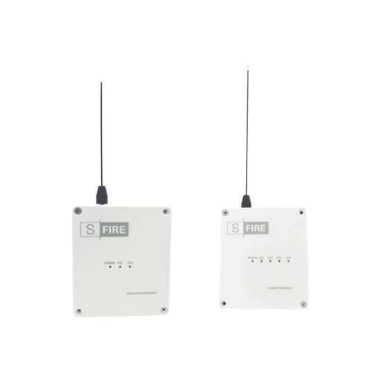 Kit Transmisor-Receptor Inalámbrico / Alcance 2500 m (8202 ft) / Frecu