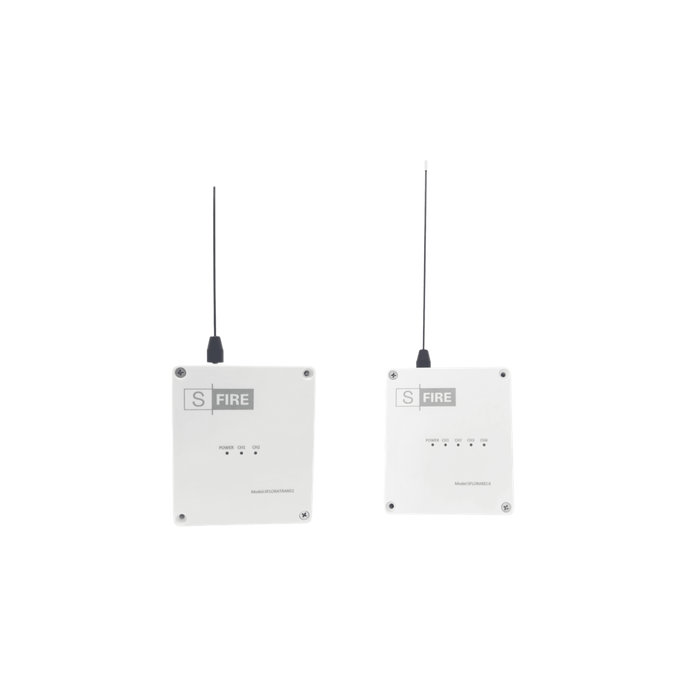 Kit Transmisor-Receptor Inalámbrico / Alcance 2500 m (8202 ft) / Frecu