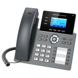 GRP2604P, Teléfono IP, 6 cuentas SIP, 3 líneas, PoE, 10 Mems