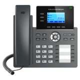 GRP2604, Teléfono IP, 6 cuentas SIP, 3 líneas, No PoE, 10 Mems