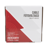 Cable Fotovoltaico Rojo/ Cobre Estañado / 4 mm² (12 AWG) / 2000V / Rol