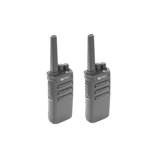 Par de Radios Portátiles Analógicos / UHF 400-470 MHz / 5W / 16 Canale
