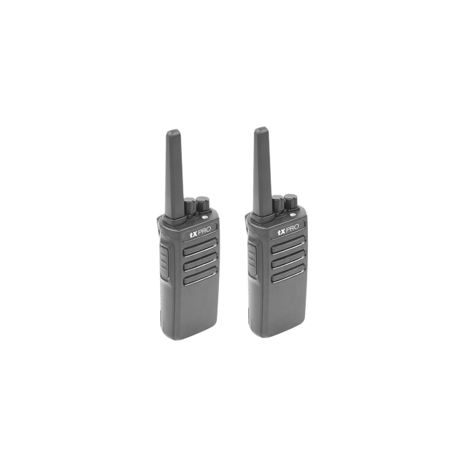 Par de Radios Portátiles Analógicos / UHF 400-470 MHz / 5W / 16 Canale