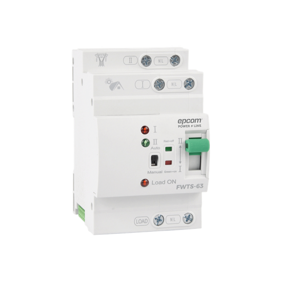 Interruptor de Transferencia Automática / 110 VCA / 63 A / Conmutación