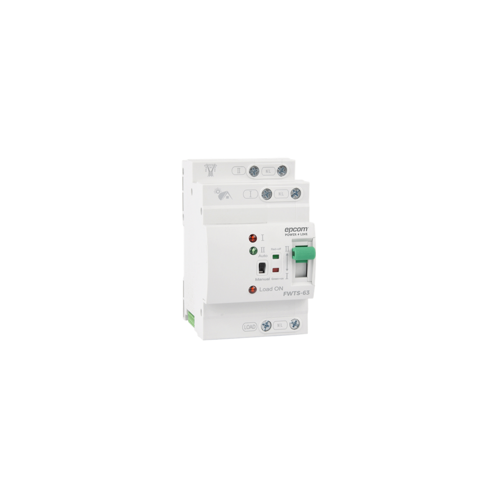 Interruptor de Transferencia Automática / 110 VCA / 63 A / Conmutación