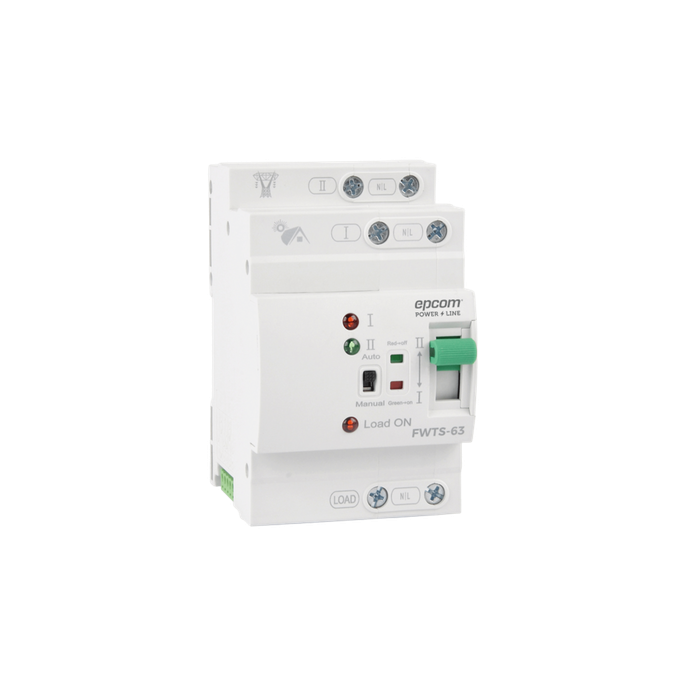 Interruptor de Transferencia Automática / 110 VCA / 63 A / Conmutación