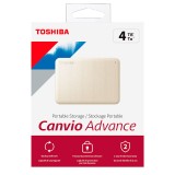 DISCO DURO EXTERNO TOSHIBA 4TB HDTCA40XW3CA ADVANCE V10 BLANCO